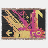 Technische halftone achtergrond 7 deken (Voorkant)