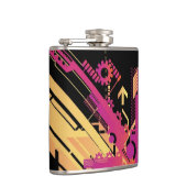 Technische halftone achtergrond 7 heupfles (Rechts)