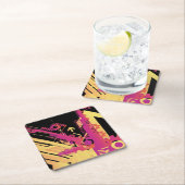 Technische halftone achtergrond 7 kartonnen onderzetters (Insitu)