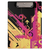 Technische halftone achtergrond 7 klembord (Voorkant)