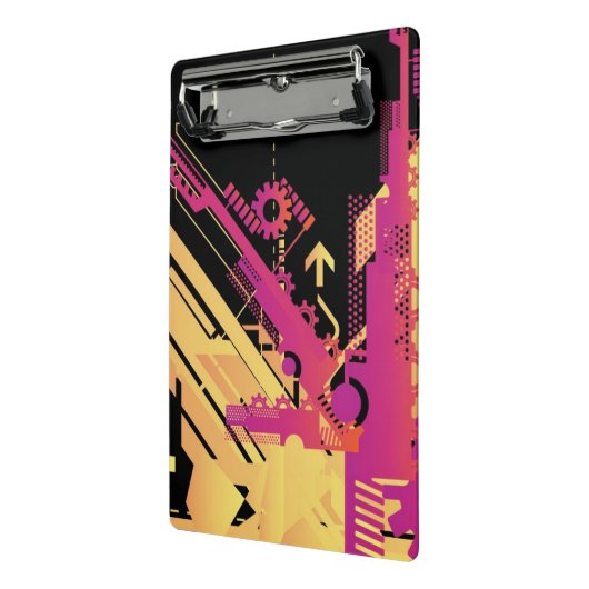 Technische halftone achtergrond 7 mini klembord (Angled2)