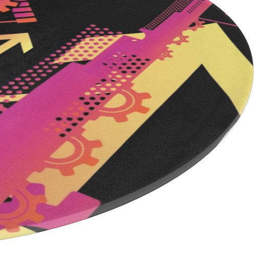 Technische halftone achtergrond 7 snijplank (Hoek)