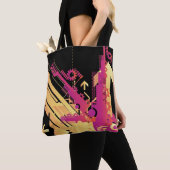 Technische halftone achtergrond 7 tote bag (Dichtbij)