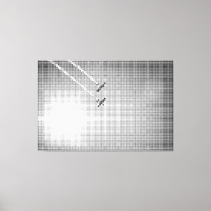 Technische Halftone-effectvliegtuigen met Halftoon Canvas Afdruk