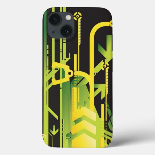 Technische halftoon achtergrond 4 Case-Mate iPhone case (Achterkant)
