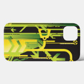 Technische halftoon achtergrond 4 Case-Mate iPhone case (Achterkant (horizontaal))