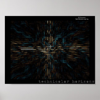technische horizonten poster