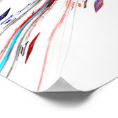 Technische kleuren - Poster (Hoek)