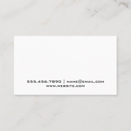 Technische knooppunten | Hersencomputer Logo Visitekaartje (Achterkant)