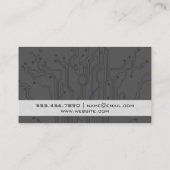 Technische Logo | Moederbord achtergrond Visitekaartje (Achterkant)