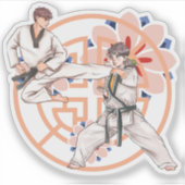 Technische Meesterschap - Precisie en Martial Agil Sticker (Voorkant)