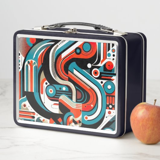 Technische metalen lunchbox (In situ)