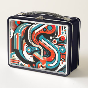 Technische metalen lunchbox