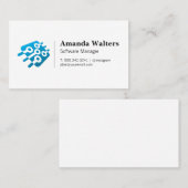 technische microchip | Software Hardware | ingenie Visitekaartje (Voorkant / Achterkant)