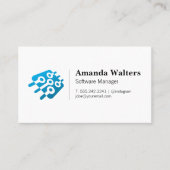 technische microchip | Software Hardware | ingenie Visitekaartje (Voorkant)