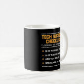 Technische ondersteuning Checklist Computer Geek S Koffiemok (Voorkant rechts)
