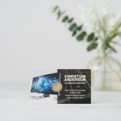 Technische ondersteuning | computer | callcenter visitekaartje (Staand voorkant)