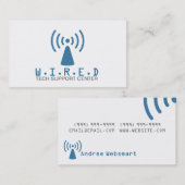 Technische ondersteuning Computer Repair Geek Squa Visitekaartje (Voorkant / Achterkant)