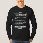 Technische ondersteuning Definitie Computer T-shirt (Voorkant)