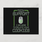 Technische ondersteuning die ik hier ben om u te v briefkaart (Voorkant)