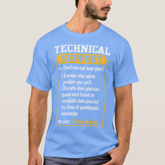 Technische ondersteuning Funny Computer Engineer T-shirt