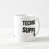 TECHNISCHE ONDERSTEUNING — Futuristische Minimalis Koffiemok (Voorkant rechts)