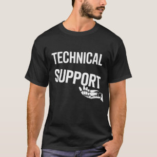 TECHNISCHE ONDERSTEUNING — Futuristische Minimalis T-shirt