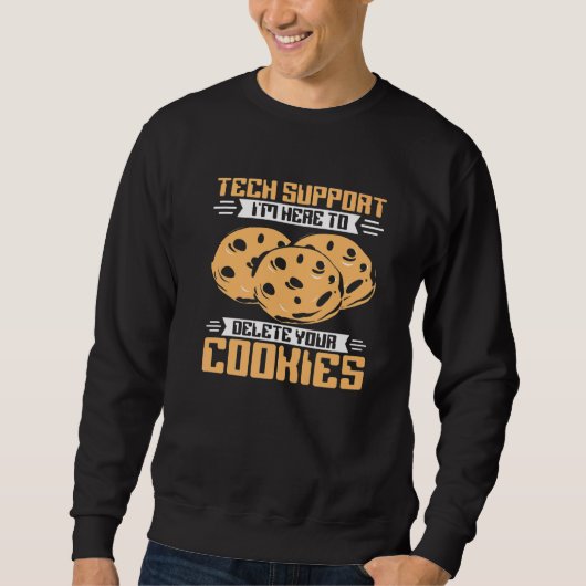 Technische ondersteuning: ik ben hier om het cooki trui (Voorkant)