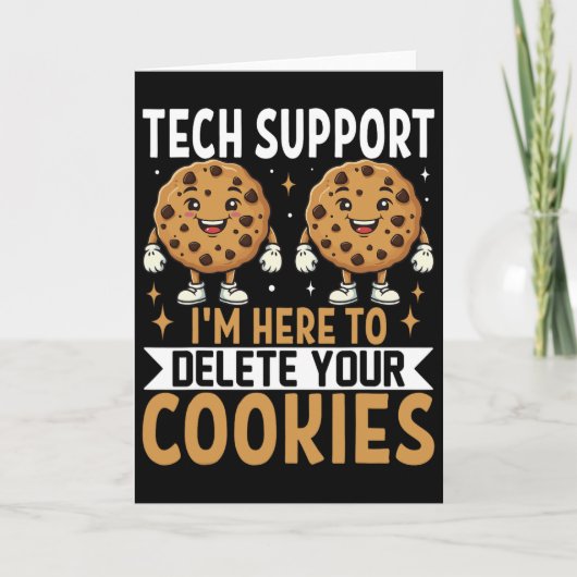 Technische ondersteuning: ik ben hier om uw cookie kaart (Voorkant)