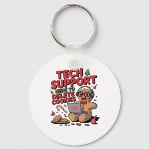 Technische ondersteuning: ik ben hier om uw cookie sleutelhanger