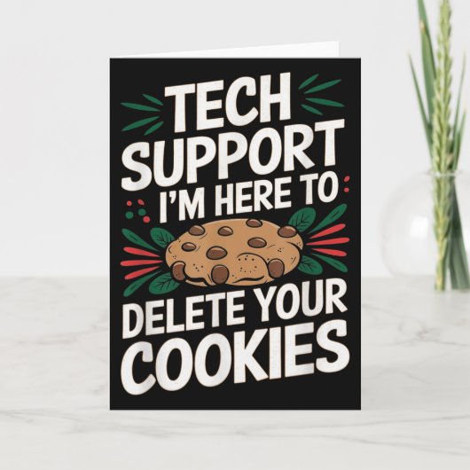 Technische ondersteuning Ik ben hier om uw cookies Kaart (Voorkant)