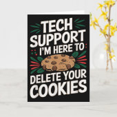 Technische ondersteuning Ik ben hier om uw cookies Kaart (Gele Bloem)