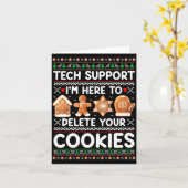 Technische ondersteuning Ik ben hier om uw cookies Kaart (Gele Bloem)