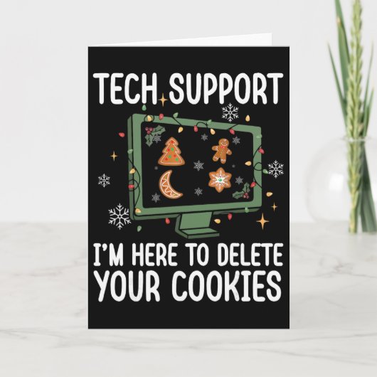 Technische ondersteuning Ik ben hier om uw cookies Kaart (Voorkant)