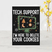 Technische ondersteuning Ik ben hier om uw cookies Kaart (Gele Bloem)