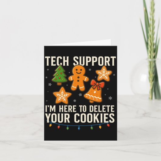 Technische ondersteuning Ik ben hier om uw cookies Kaart (Voorkant)
