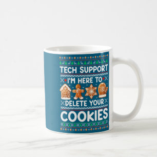 Technische ondersteuning Ik ben hier om uw cookies Koffiemok