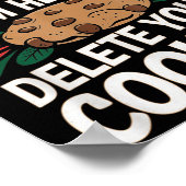 Technische ondersteuning Ik ben hier om uw cookies Poster (Hoek)