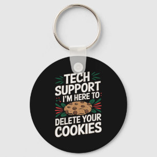 Technische ondersteuning Ik ben hier om uw cookies Sleutelhanger
