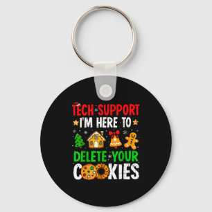 Technische ondersteuning Ik ben hier om uw cookies Sleutelhanger