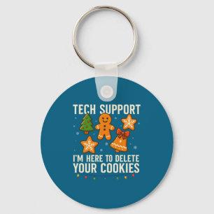 Technische ondersteuning Ik ben hier om uw cookies Sleutelhanger