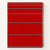 Technische ondersteuning in Scarlet & Grey Notitieboek (Achterkant)