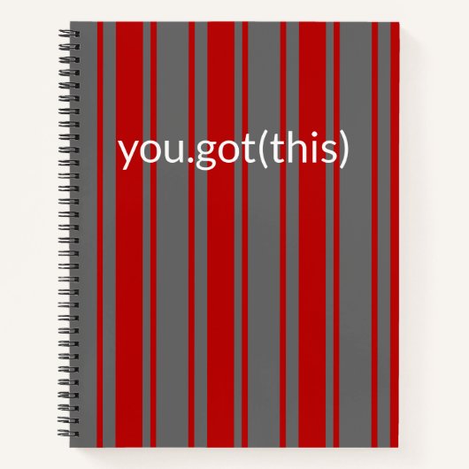 Technische ondersteuning in Scarlet & Grey Notitieboek (Voorkant)