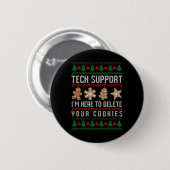 Technische ondersteuning is er om uw cookies te ve ronde button 5,7 cm (Voorkant /achterkant)