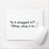 Technische ondersteuning/IT-mousepad Muismat (Met muis)