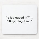 Technische ondersteuning/IT-mousepad Muismat (Voorkant)