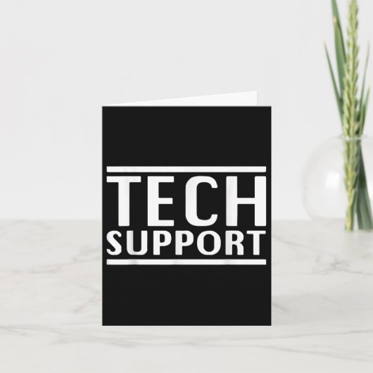 Technische ondersteuning kaart (Voorkant)