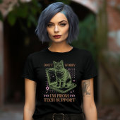 Technische ondersteuning Kat Computer T-shirt