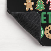 Technische ondersteuning Kerstkoekjes Grappig werk Muismat (Hoek)