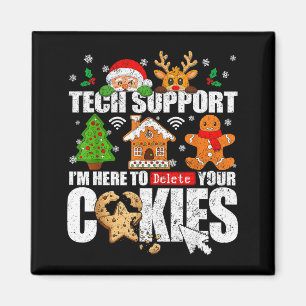 Technische ondersteuning Kerstkoekjes Vrouwen Mann Magneet
